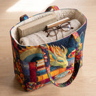 Artisan Bag - Dragon Reader with Books and Mugs 4