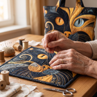 Artisanal Bag - Mystic Cat 7