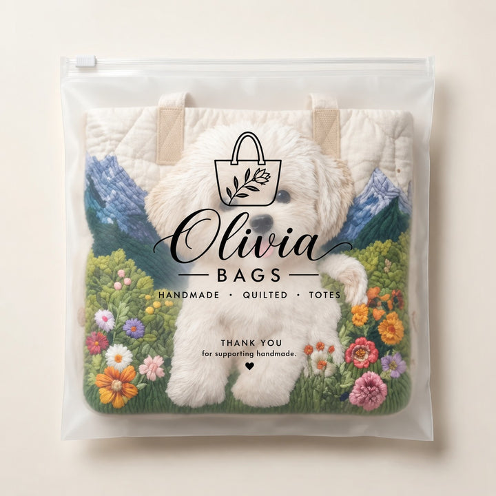 Artisan Quilted Bag - Enchanted Dog